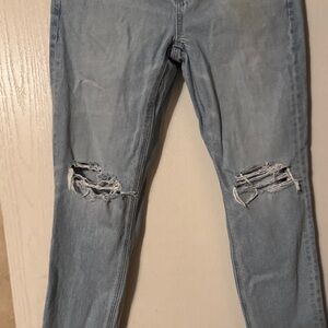 American Eagle Outfitters Light Blue High Rise Jeans